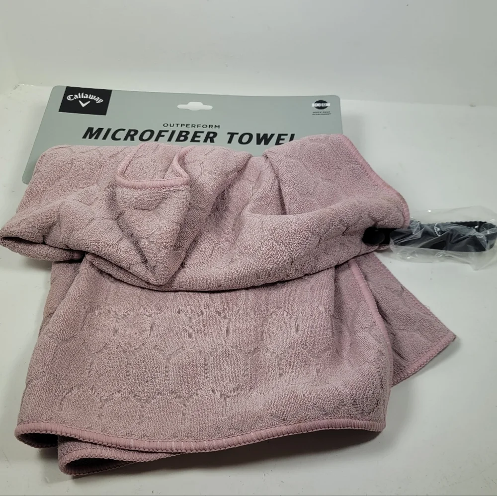 Callaway Pink Microfiber Golf Towel